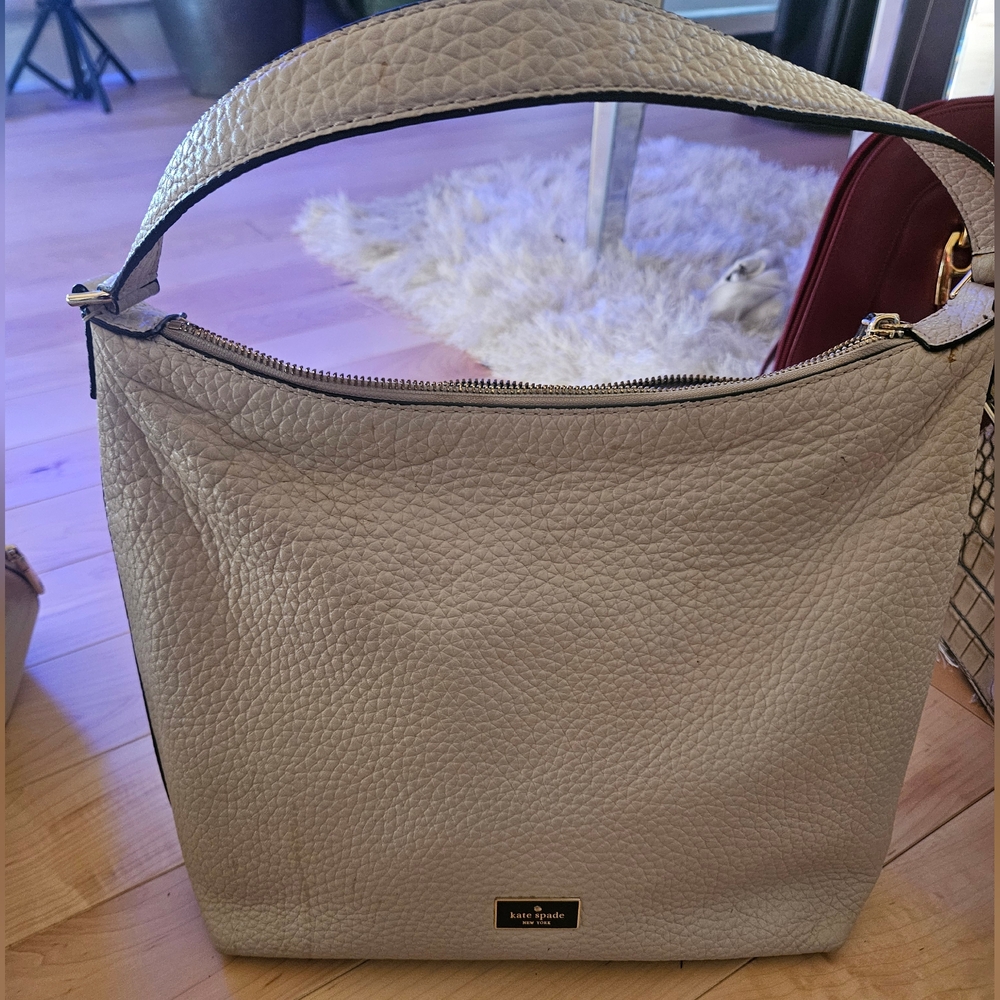 Kate Spade Textured Cream  Bag